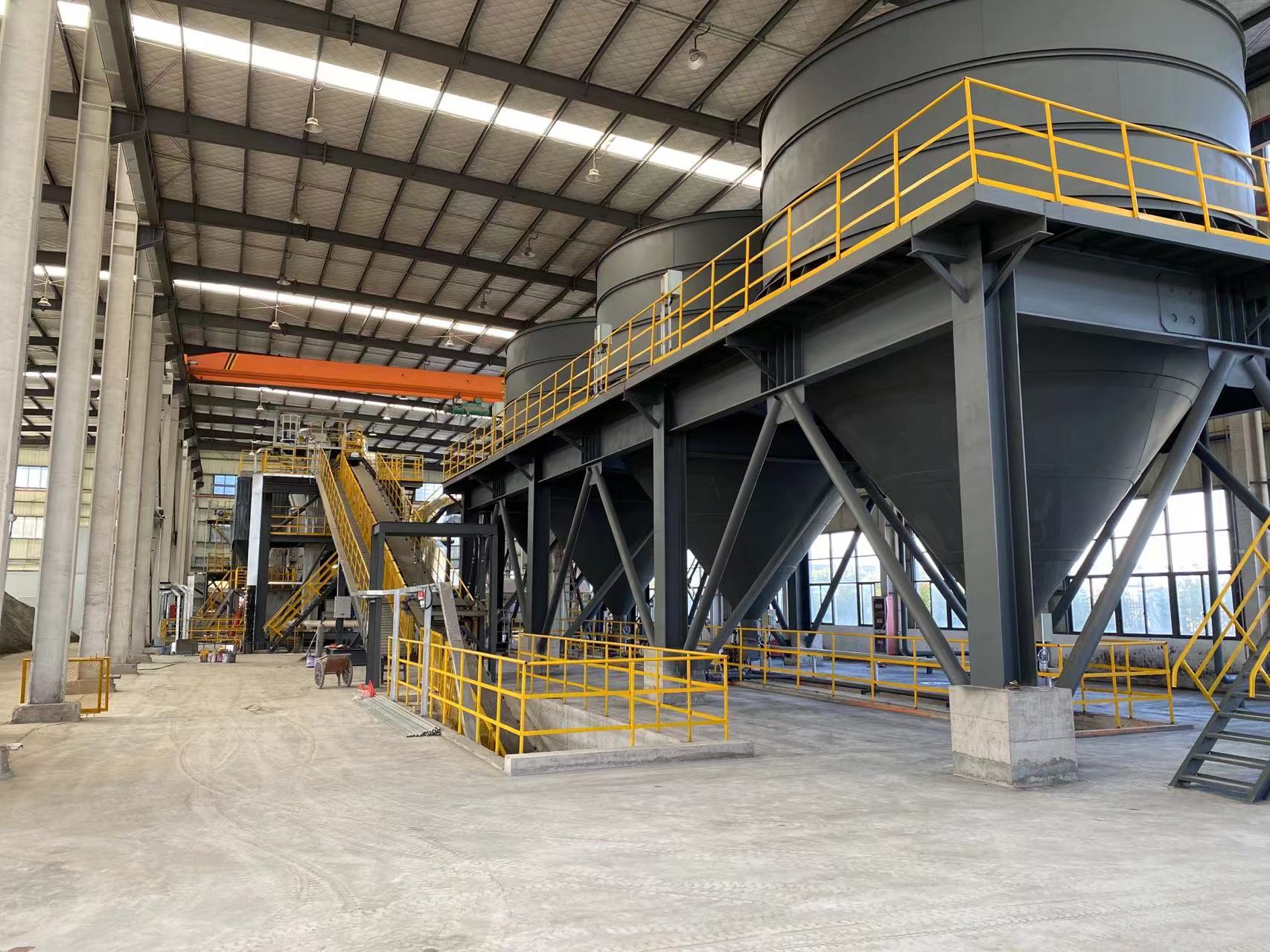 上海市寶寧環(huán)保科技污泥灰生產(chǎn)線機電及鋼結(jié)構(gòu)項目